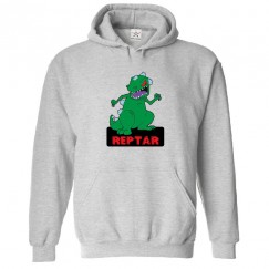 Reptar Dinosaur Classic Unisex Kids and Adults Pullover Hoodie For Cartoon Fans							 									 									